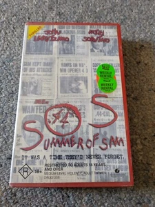 SOS SUMMER OF SAM big box 1995 SPIKE LEE FILM HORROR VHS MOVIE PAL - Picture 1 of 4