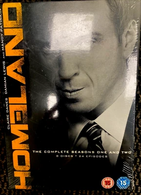 Homeland Complete Seasons 1 And 2 - DVD Boxset - new and sealed - Image 1 of 3