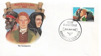 1982 FDC Aust Day PM shows 1st Use of this type of PM 1983 FDI 20 Jan 1982   - Image 1 of 2