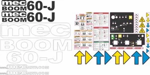 MEC Boom 60-J Aftermarket Decal Kit - Bild 1 von 1