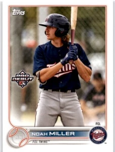 NOAH MILLER 2022 Topps Pro Debut #PD-61 FCL Twins - Picture 1 of 2