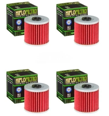 Filtro de aceite HiFlo genuino Kawasaki KLR600 1984-1986 HF123 KLR KL 600 - Paquete de 4 Foto 1 de 4