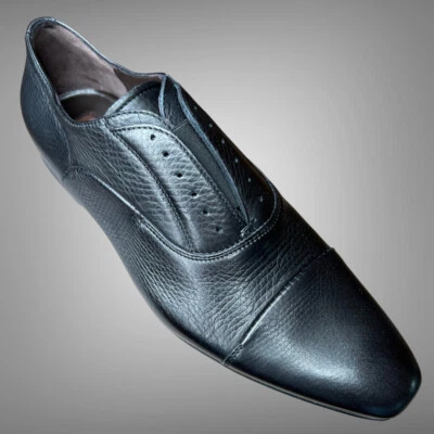 ZAPATOS MOCASINES DE CUERO DE BECERRO ELEGANTES CESARE PACIOTTI US 8 PARA HOMBRE Foto 1 de 4
