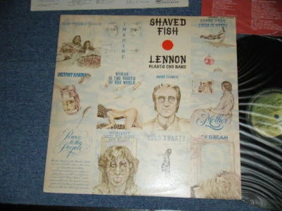 JOHN LENNON Japan Original 1980 EAS-80380 Ex LP SHAVED FISH - Image 1 of 4