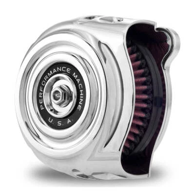 Performance Machine Motorcycle Vintage Air Cleaner Kit Chrome For 18-22 Softail - Image 1 of 2