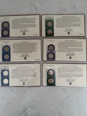 Lot 6 Sealed US State Quarter Coin Ratified Constitution Sets  (4)1788 1789 1790 - Image 1 of 4