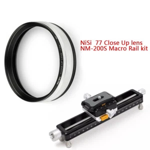 NiSi 77mm Close Up Bundle (77mm Close Up Lens, Macro Rail NM-200S Kit) - Picture 1 of 10
