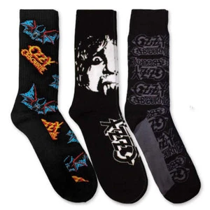 Confezione da 3 calze Ozzy Osbourne - Adulto UK 7-11 (EU 41-46, US 8-12) - Foto 1 di 6
