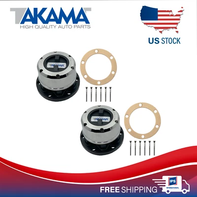 2pcs TAKAMA LOCKING HUBS For 1941-1971 Jeep Cj2.3.5.6 Dana 25-27 axles 10 spline - Image 1 of 4