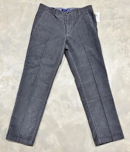 NWT Izod Corduroy Tailgate Sport Flex Straight Fit Flat Front Pants Mens 32x30 - Picture 1 of 11