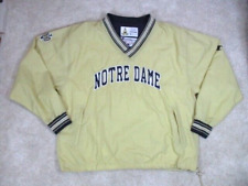 Vintage Champion Notre Dame Pullover Windbreaker Sweater Mens XL Irish