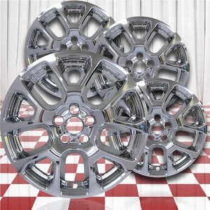 4pc Chrome 18" Wheel Skins (fits: 2022-2024 Jeep Compass Latitude Lux) - Picture 1 of 3
