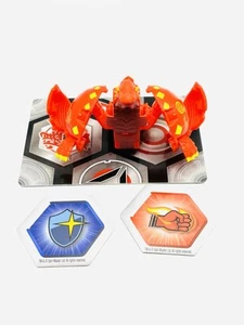 Bakugan | Serpillious B800 Red Pyrus | Evolutions + Gate Card & Bakucores - Picture 1 of 5