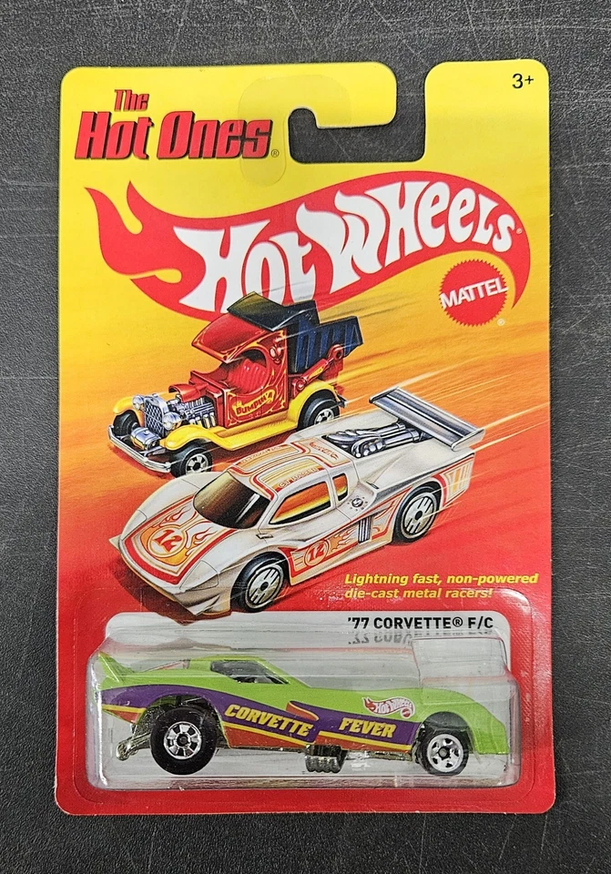 Hot Wheels The Hot Ones '77 Corvette Funny Car "VERDE" Foto 1 de 1