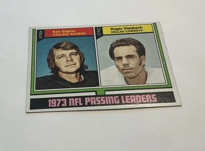 NFL 1973 PASSING LEADERS #329 AFC / NFC - Image 1 of 2