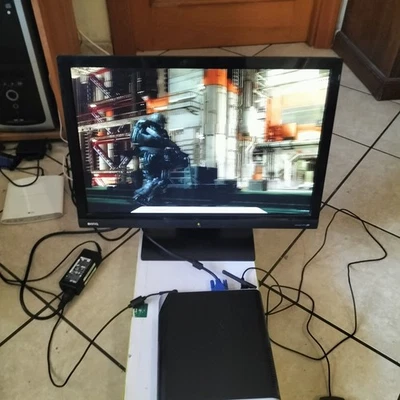 Mini PC Gaming WIndows XP Nvidia ION 512MB 64Bit Atom 4core RAM3GB HDD320GB Asus - Image 1 of 4