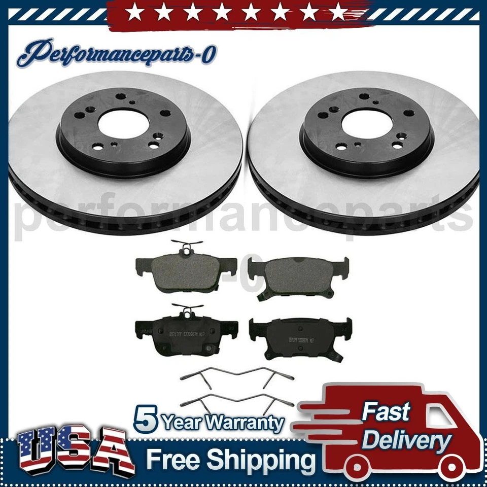 Juego de pastillas de freno de disco trasero rotor de freno de disco para Buick Envision 2016-2019 Foto 1 de 4