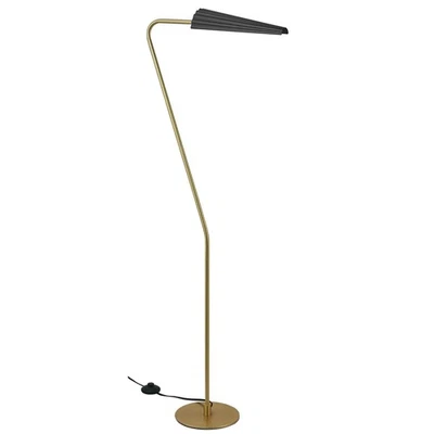Dainolite CSE-531F Cassie 53" Tall Arc - Aged Brass / Matte Black - Image 1 of 4