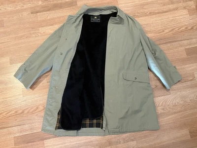 Vintage LG SENTINEL PLYMOUTH of BOSTON Men’s Stuart McGuire Faux Fur Lined Coat - Image 1 of 4