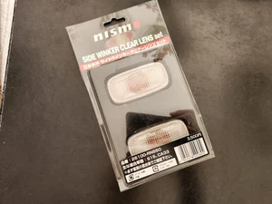 JDM NISMO CLEAR SIDE WINKER REPEATERS INDICATORS SKYLINE R33 R34 SILVIA S15 RARE - Picture 1 of 2
