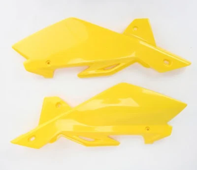 UFO Plastics Side Panels - Husky Yellow Motorcycle Dirt Bike HU03317-103 - Image 1 of 3