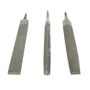 Industrial Steel Files Files 150mm Round Square Flat Steel Without Handle - Picture 1 of 36