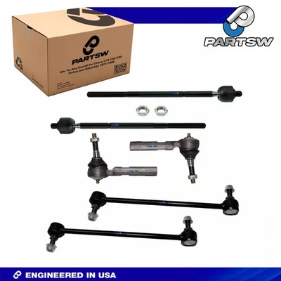 Kit de 6 piezas de barra estabilizadora y barra estabilizadora PartsW Chrysler Dodge Grand Caravan 2001-2007 Foto 1 de 4