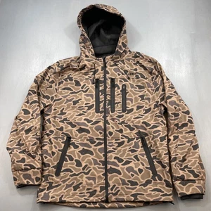 Burlebo Challenger Jacket Mens Large Dear Camo Hooded Full Zip Wateproof Hunting - Picture 1 of 13