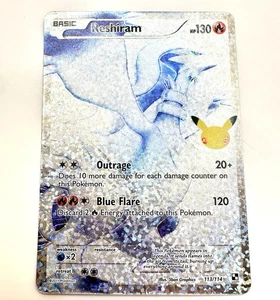 Reshiram 113/114 Celebrations Classic Collection Holo Karte Englische Edition - Bild 1 von 2