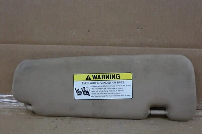 Hyundai Sonata 2012 2013 lado izquierdo del conductor parasol con espejo fabricante de equipos originales Foto 1 de 4