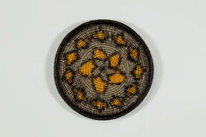 Golden Pedal Flower Basket Plate - Picture 1 of 10
