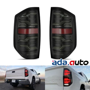 For 2014-2021 Toyota Tundra LUXX-Series Black LED Tail Lights Left & Right - Picture 1 of 7
