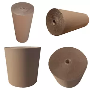 CORRUGATED CARDBOARD PAPER ROLLS 450mm WIDE POSTAL PACKAGING WRAPPING - Picture 1 of 5