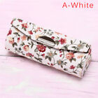 Lipstick Case Retro Embroidered Holders Flower Designs With Mirror Packaging F❤J