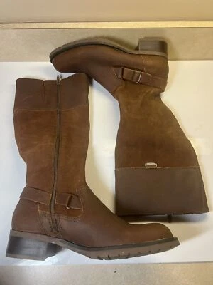 Botas hasta la rodilla Sonoma de cuero gamuza marrón para mujer talla 8 M nuevas Foto 1 de 4