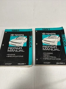 1991 Toyota Celica Service Repair Shop Manual Set Volume 1 & 2 FACTORY OEM - Picture 1 of 8