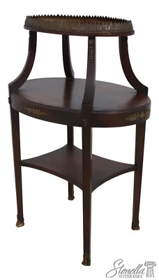 65083EC: Mesa ocasional francesa estilo Luis XV de 2 niveles Foto 1 de 4