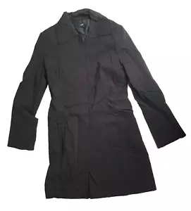 Cue Womens Vintage Black Coat Jacket Size 8 Made in Australia - Picture 1 of 7
