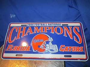 University of Florida Gators 2006 Champions placa de metal grabada - Imagen 1 de 2