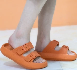 Summer Women Outdoor Indoor Thick-Soled Eva Sandals and Slippers - Picture 1 of 19
