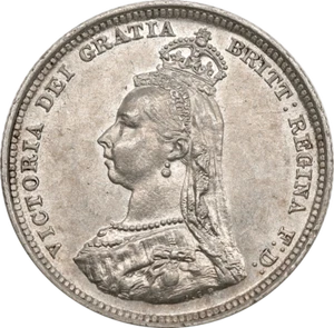 1887 Shilling Victoria - Picture 1 of 2