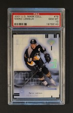 2001-02 Upper Deck Mask Collection Mario Lemieux #79 PSA 10