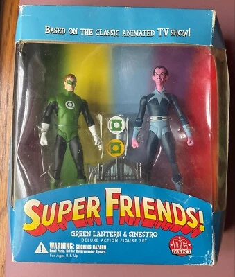 DC Direct Super FRIENDS 绿灯侠 Sinestro 豪华可动人偶套装 — 第 1/4 张图片
