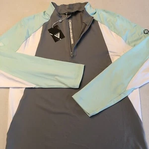 Level Wear Golf Insight Stretch Poly Spandex 1/4 Zip Men Sz Medium Long Sleeve - Picture 1 of 8