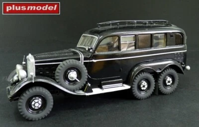 PLUS MODEL 195 - MERCEDES G4 • GERMAN RADIO CAR - 1/35 RESIN KIT - Immagine 1 di 4