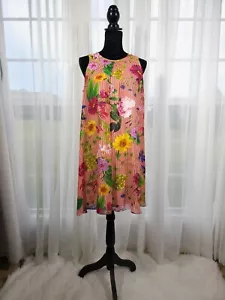 Calvin Klein Women's Floral A Line, Lined, Sleeveless, Midi Dress Size 8 (NWT) - Picture 1 of 9