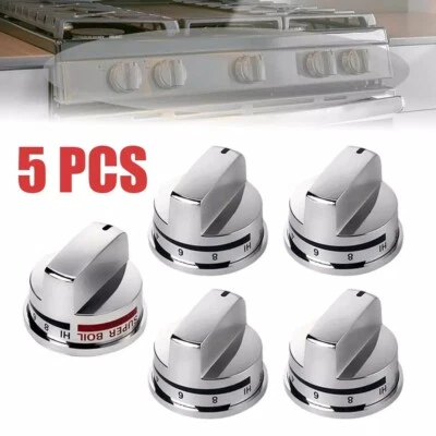 Reemplazos de perilla de estufa de 5 piezas para LG Gas Range LRG30355ST LRG30357ST LRG30855ST Foto 1 de 4