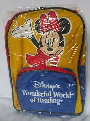 Nueva Mochila Minnie Mouse Disney's Wonderful World of Reading de Grolier Foto 1 de 2