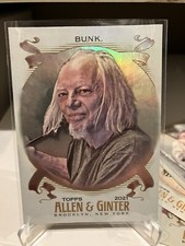 Tom Bunk Silver Glossy 2021 Topps Allen & Ginter Card # 250 Gpk Wacky Packs 