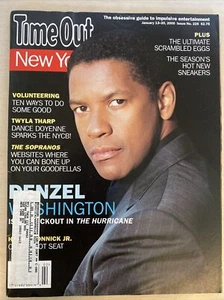 Time Out N.Y. Jan 2000 DENZEL WASHINGTON Sopranos Twyla Tharp Harry Connick Jr - Picture 1 of 2
